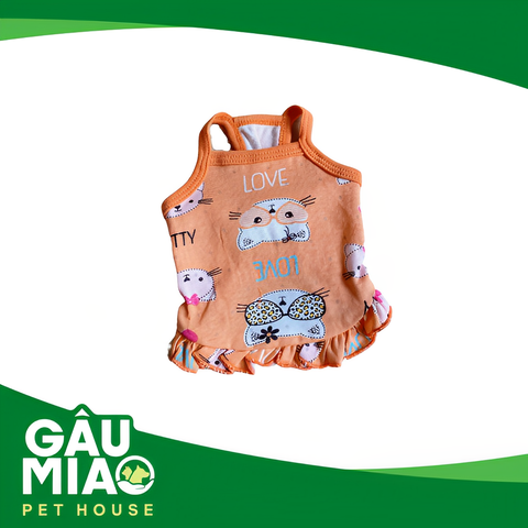 Đầm 2 dây cotton GN