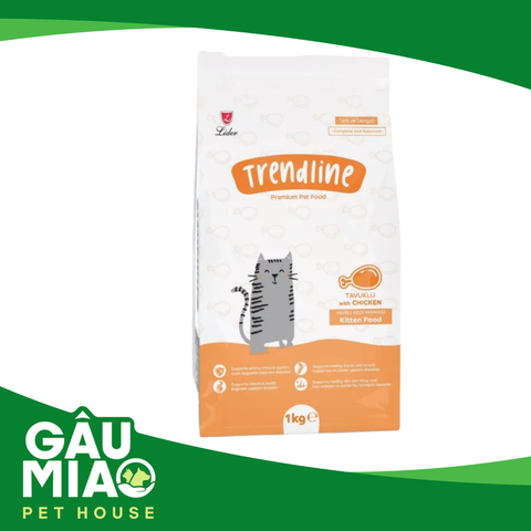 Trendline-Kitten cat 1kg-Chicken-Thức ăn mèo con vị thịt gà