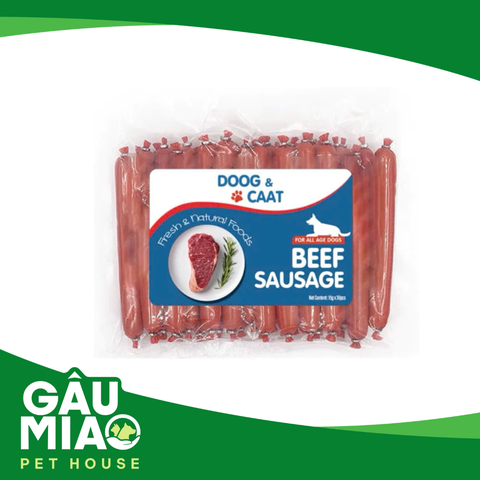 Doog & Caat - xúc xích bò cho chó mèo (15gx30 cây)