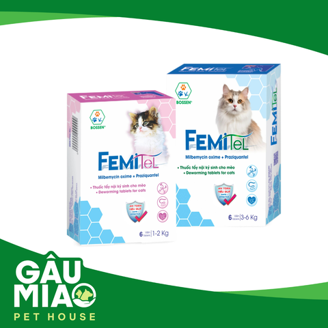 Bossen - Thuốc tẩy nội ký sinh cho mèo