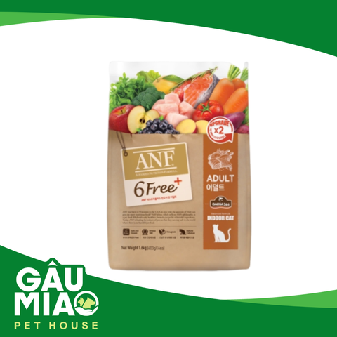 ANF 6 Free + Indoor cat adult - 1.6kg