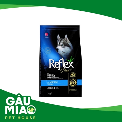 Reflex Plus-Adult Dog-Medium&Large Breed-Salmon-3kg