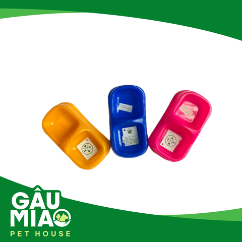 Tô nhựa đôi vuông nhỏ 3017