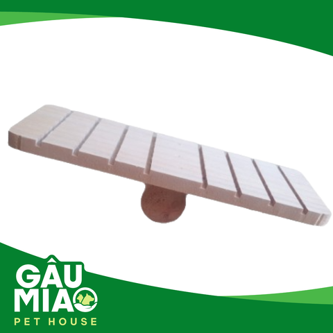 Đồ chơi bập bênh gỗ Hamster