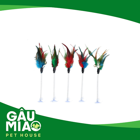 Đồ chơi lò xo cốc hút cho mèo