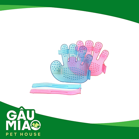 Găng tay tắm trong suốt