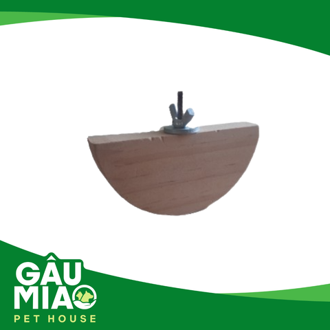 Bục gỗ gắn chuồng Hamster