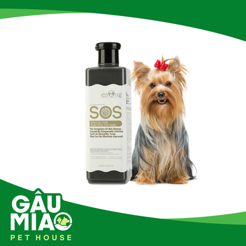 SOS Sữa tắm viêm da, nấm, bọ chét 530ml