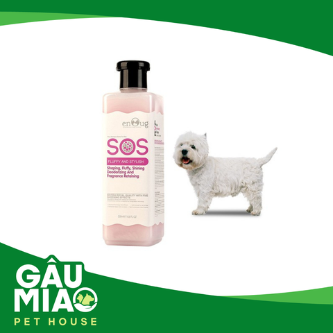 SOS Sữa tắm mịn mượt, phồng lông 530ml