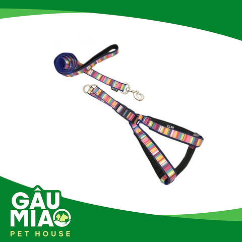 Bộ dắt+yếm đệm HK Sọc