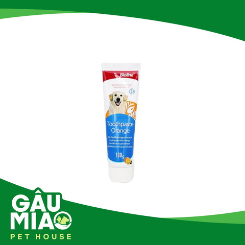 Bioline Kem đánh răng cho chó 100g