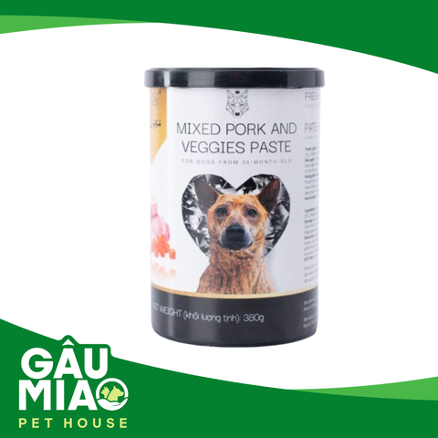 King's pet pate chó vị Heo rau củ 380g