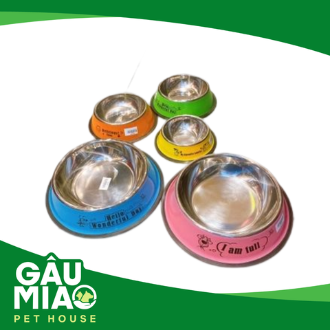 Tô inox màu in hình