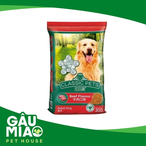 Classic Pets Adult Dog Food Beef Flavour