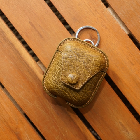 Bao da AirPods 2 - Da đà điểu