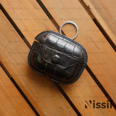 Bao da AirPods Pro - Da cá sấu