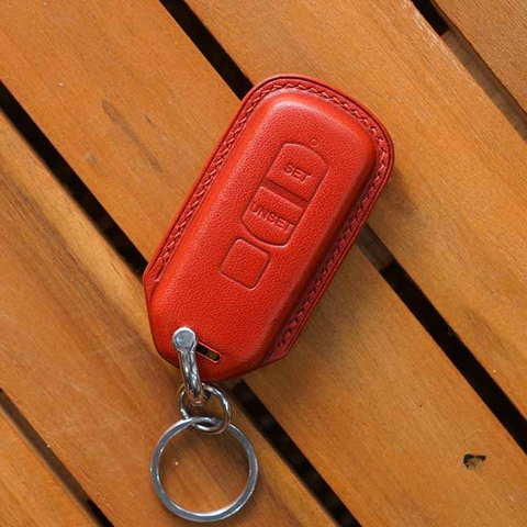 Bao da chìa khóa xe máy Honda Scoopy - Dòng da Vachetta