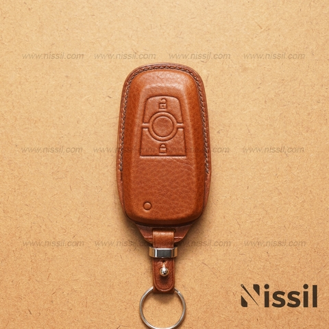 Bao da Ford Ranger - 2 nút - Dây da - Vachetta