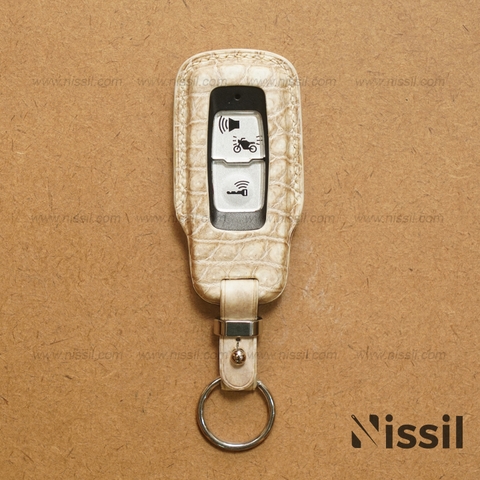 Bao da Honda SH - 2 nút - Da cá sấu Himalaya