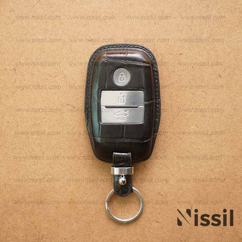 Bao da KIA  Seltos, Cerato, Rio - 3 nút - Da cá sấu