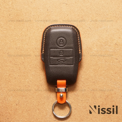 Bao da KIA Seltos - 3 nút - Vachetta mix