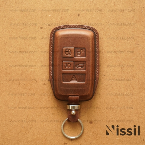Bao da chìa khóa ô tô Land Rover - M2 - Dòng da Vachetta