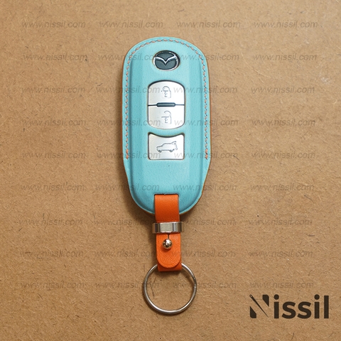 Bao da Mazda - 3 nút - Epsom trơn