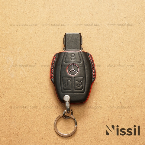 Bao da Mercedes Benz - W204 - chìa cơ - Vachetta mix