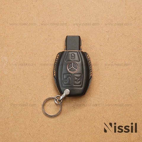 Bao da Mercedes Benz - W204 - chìa cơ - Vachetta mix