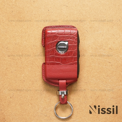 Bao da Volvo - Cá sấu mix Epsom