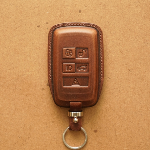 Bao da chìa khóa ô tô Land Rover - M2 - Dòng da Vachetta