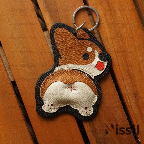 Charm móc khóa Corgi - Epsom