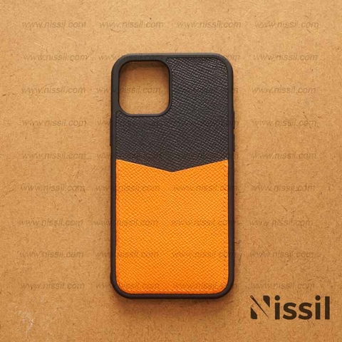 Ốp Iphone 12 - Ngăn thẻ V - Epsom mix