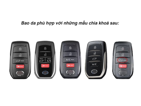 Bao da Toyota Camry - M1 - 4 nút - Nappa mix