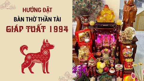 Hướng đặt bàn thờ thần tài tuổi giáp tuất mang nhiều tài lộc