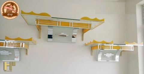 Bàn Thờ Treo Tường Bằng Kính- Sự lựa chọn xu hướng hiện nay
