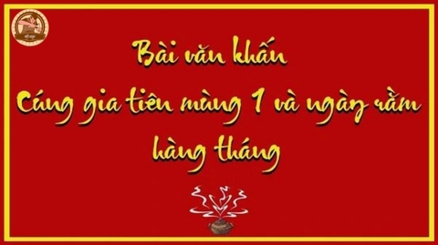 Mẫu văn khấn mùng 1 chuẩn nhất tại gia và khi đi lễ chùa