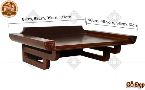 Kích Thước Bàn Thờ Treo Tường Theo Phong Thủy Chuẩn Nhất