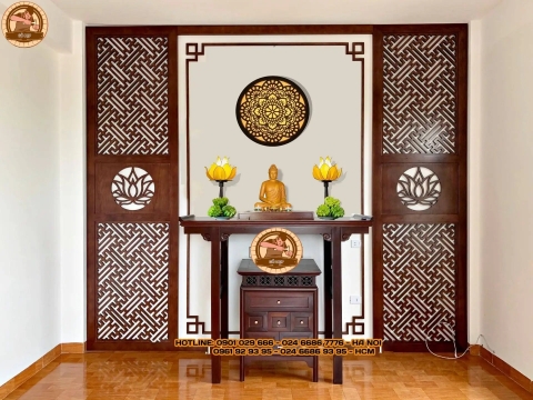 Vách Ngăn Kết Hợp Bàn Thờ-Lựa Chọn Hoàn Hảo Cho Căn Nhà Bạn