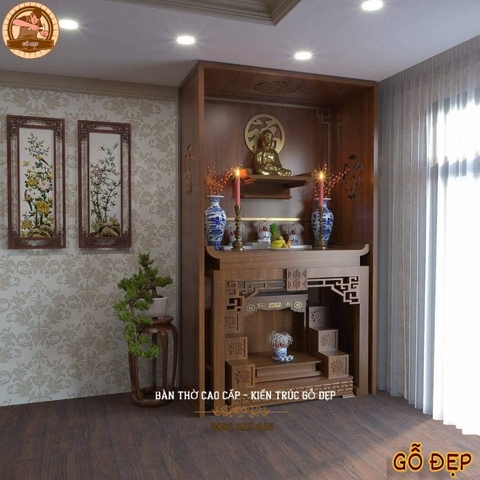 Mẫu Thiết Kế Phòng Tụng Kinh Kết Hợp Với Phòng Thờ Đẹp