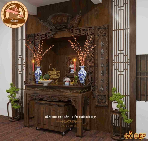 [ Bật mí ] Kích thước bàn thơ đứng chung cư chuẩn phong thủy