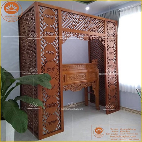 VÁCH NGĂN NHÀ RIÊNG VN 05 - Xưởng Gỗ Đẹp