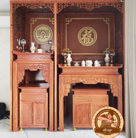 Bàn Thờ BT 3279 - Bàn Thờ 2 Bàn - Hiện Đại - Cao Cấp