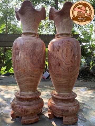 Cặp Lục Bình Gỗ - LB02 - Sang Trọng - Cao Cấp