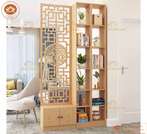 VÁCH NGĂN CNC MẪU VN18 - Thiết Kế Hiện Đại Gỗ Đẹp