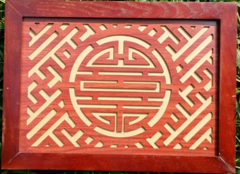 Tấm Chống Ám Khói Chữ Thọ AK05 mang đến sự bình an