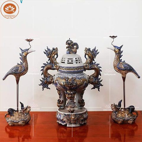 Đỉnh Thờ Hạc Thờ - Bát Tràng GS 05