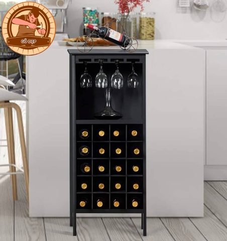 Tủ Rượu TR31 - Gỗ Cao Cấp - Nhỏ Gọn Cho Góc Nhà Của Bạn