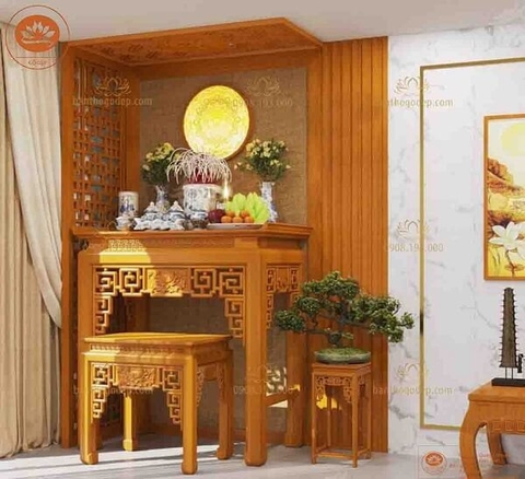 Bàn Thờ BT 914 - Mẫu Bàn Thờ Tử Mẫu Đong Đầy