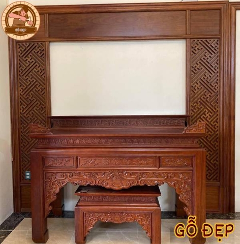 Bàn Thờ 2 Cấp - BT 200 Tôn Nghiêm, Sang Trọng
